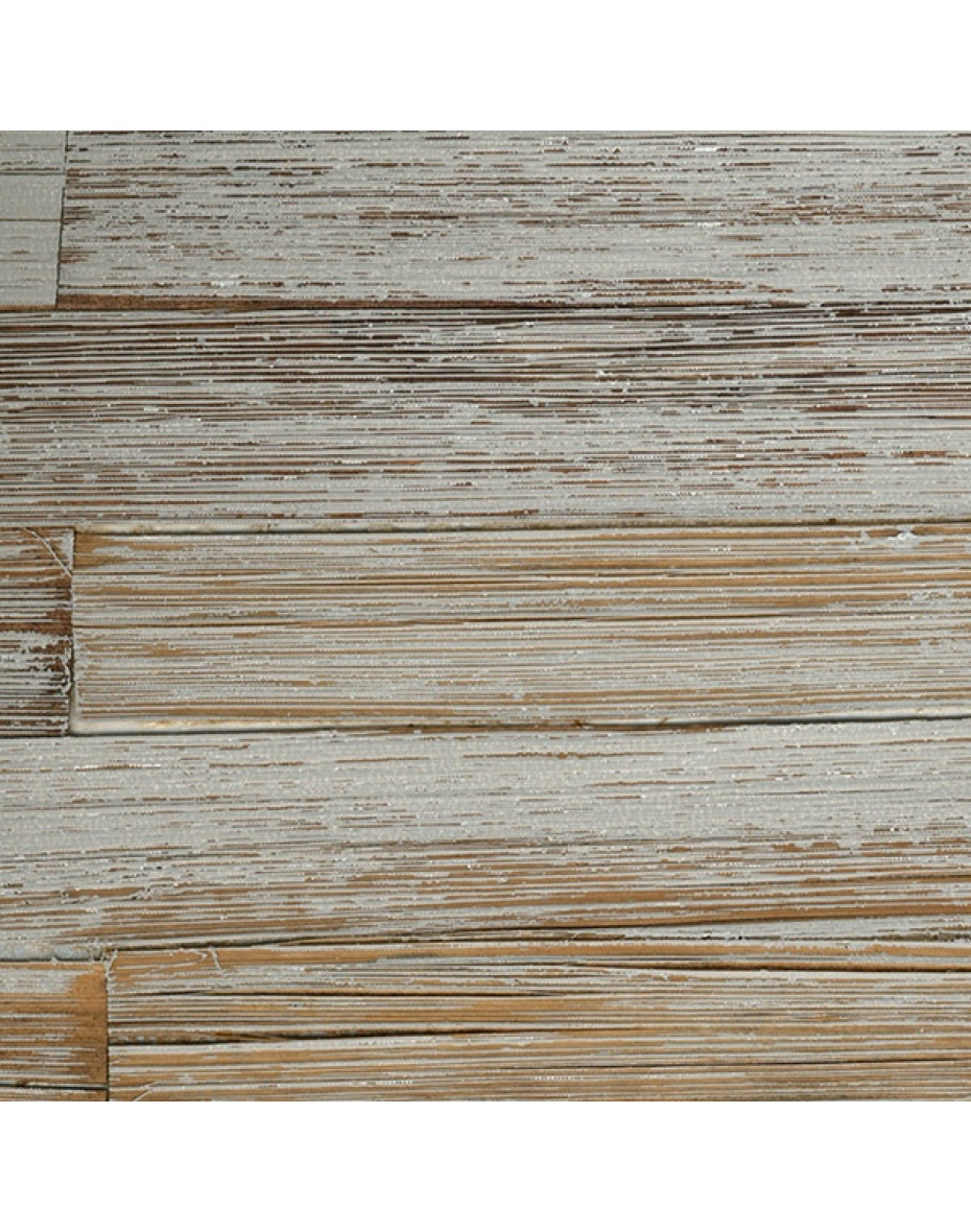 Tapeta z kúskov dreva 213958 - sivá patina s hnedými podkladom
